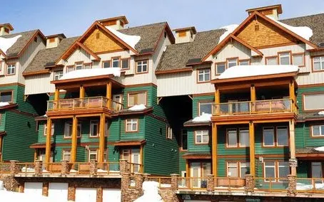 Exterior of the townhomes at 255 Raven Ridge Road in winter